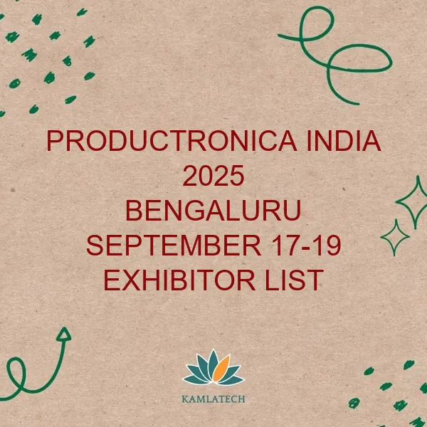 Productronica India Bengaluru 2025 Exhibitor List (745 Exhibitors)